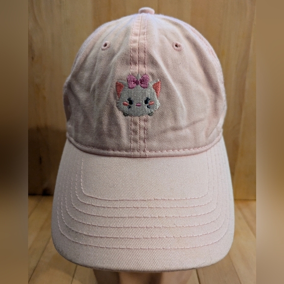 Disney Tsum Tsum Pink Cat Embroidered Baseball Cap - Picture 1 of 7